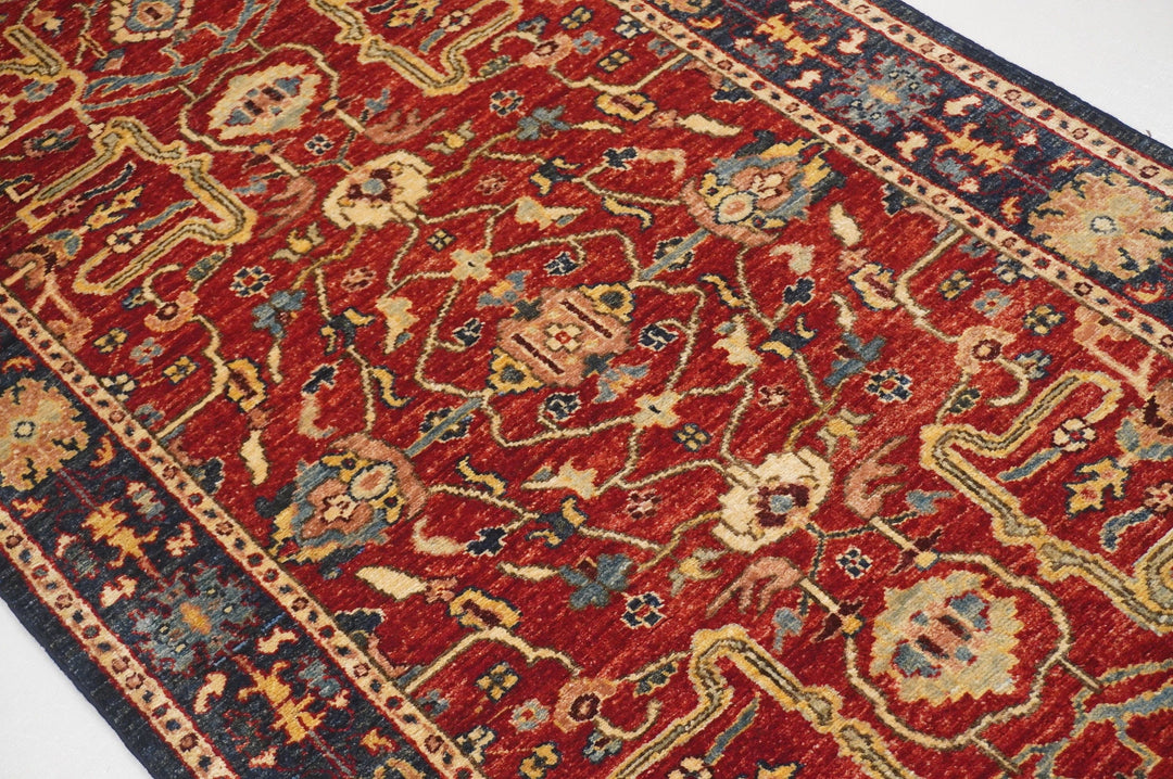 12 ft Red Bidjar  Afghan Hand knotted Wool Oriental Runner Rug - Yildiz Rugs