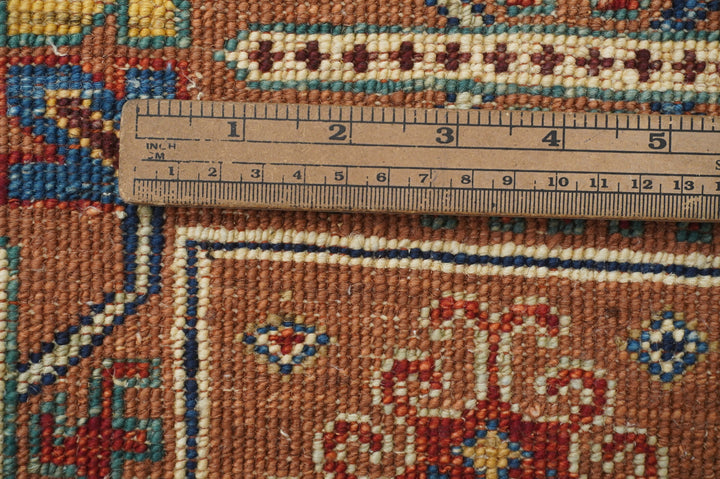 3x5 Brown Baluch Tribal Afghan Hand knotted wool Bohemian Area Rug