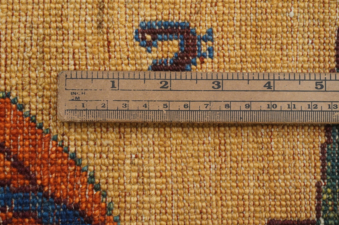 9x12 Landscape Gabbeh Blue Tribal Afghan Hand knotted Rug