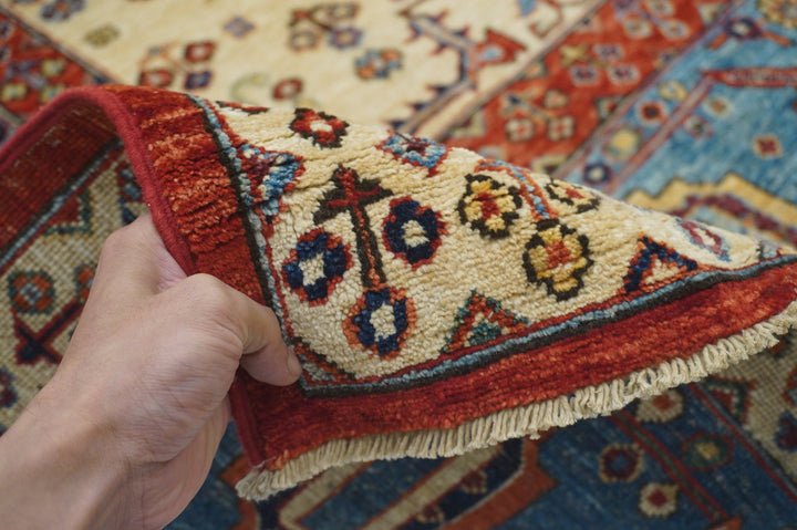 9x14 Heriz Rusty Red Persian Style Hand Knotted Oriental Area Rug - Yildiz Rugs