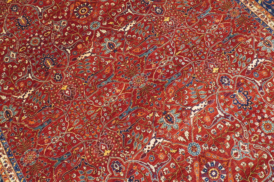 10x14 Bidjar Deep Red Afghan Hand knotted Oriental Rug