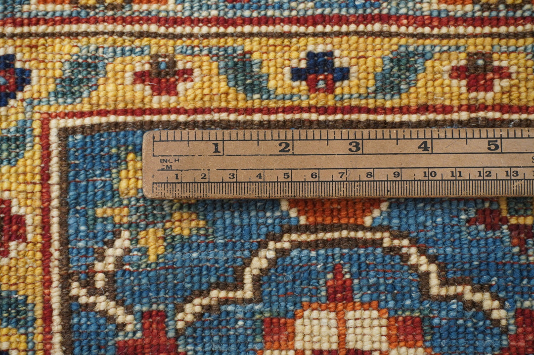 9x12 Bidjar Red Beige Blue Afghan Hand knotted Oriental Rug - Yildiz Rugs