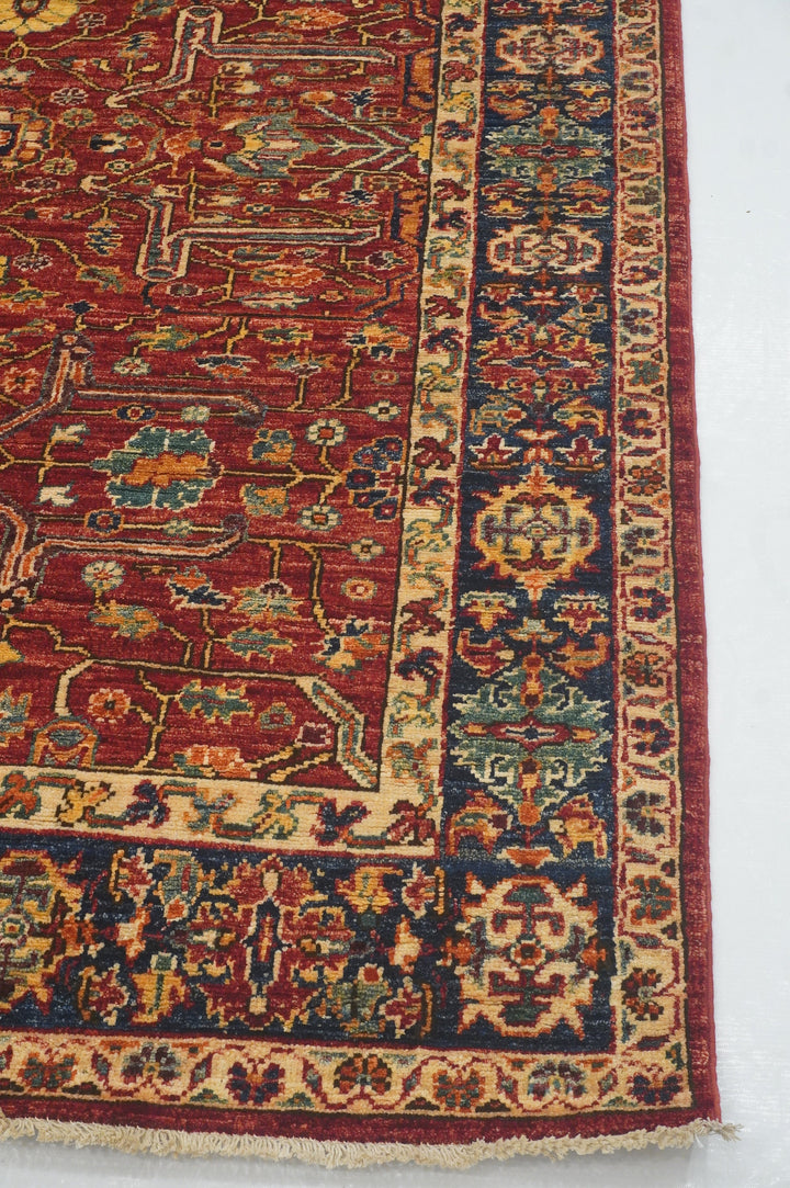 4x6 Red Bidjar Afghan hand knotted Oriental Rug - Yildiz Rugs