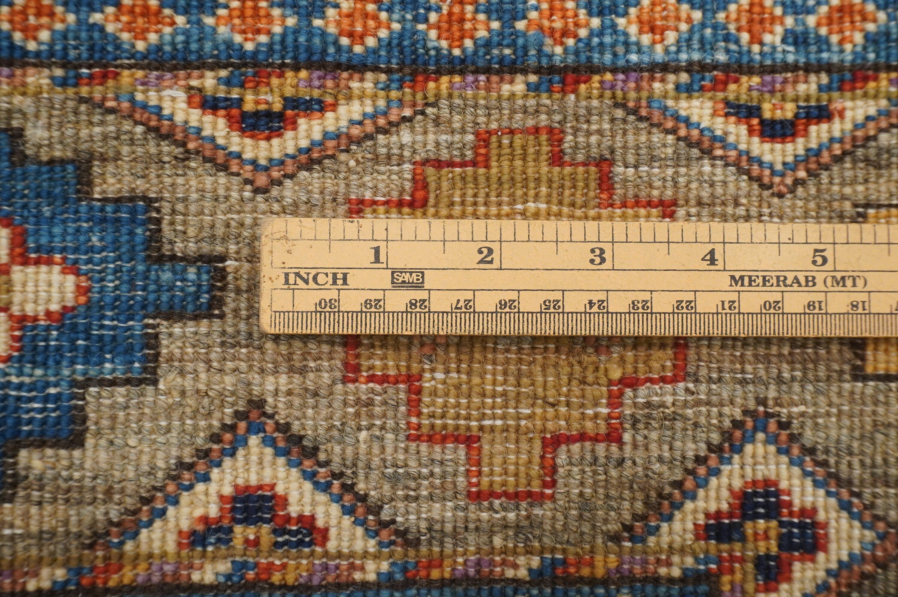 7x10 Taupe Gray Ersari Tribal Afghan Hand knotted Oriental rug - Yildiz Rugs