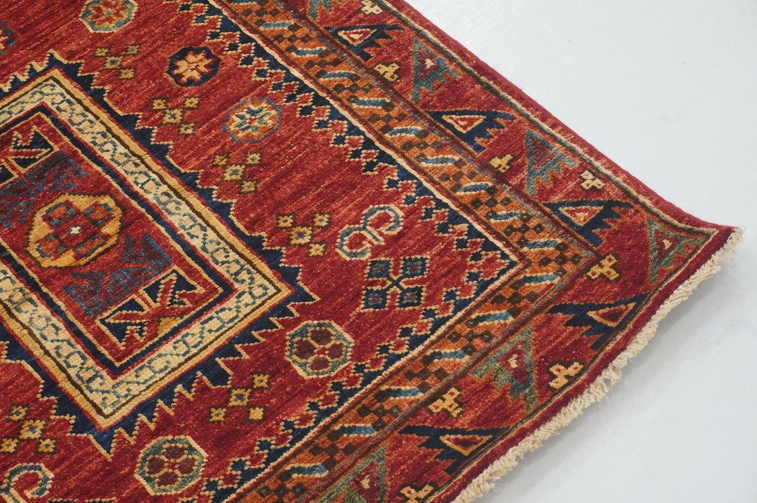 10 Ft Red Baluch Afghan hand knotted Oriental Runner Rug - Yildiz Rugs