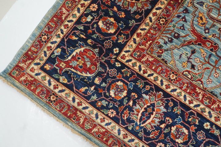 9x12 Blue Bidjar Persian Style hand knotted Wool Oriental Rug - Yildiz Rugs