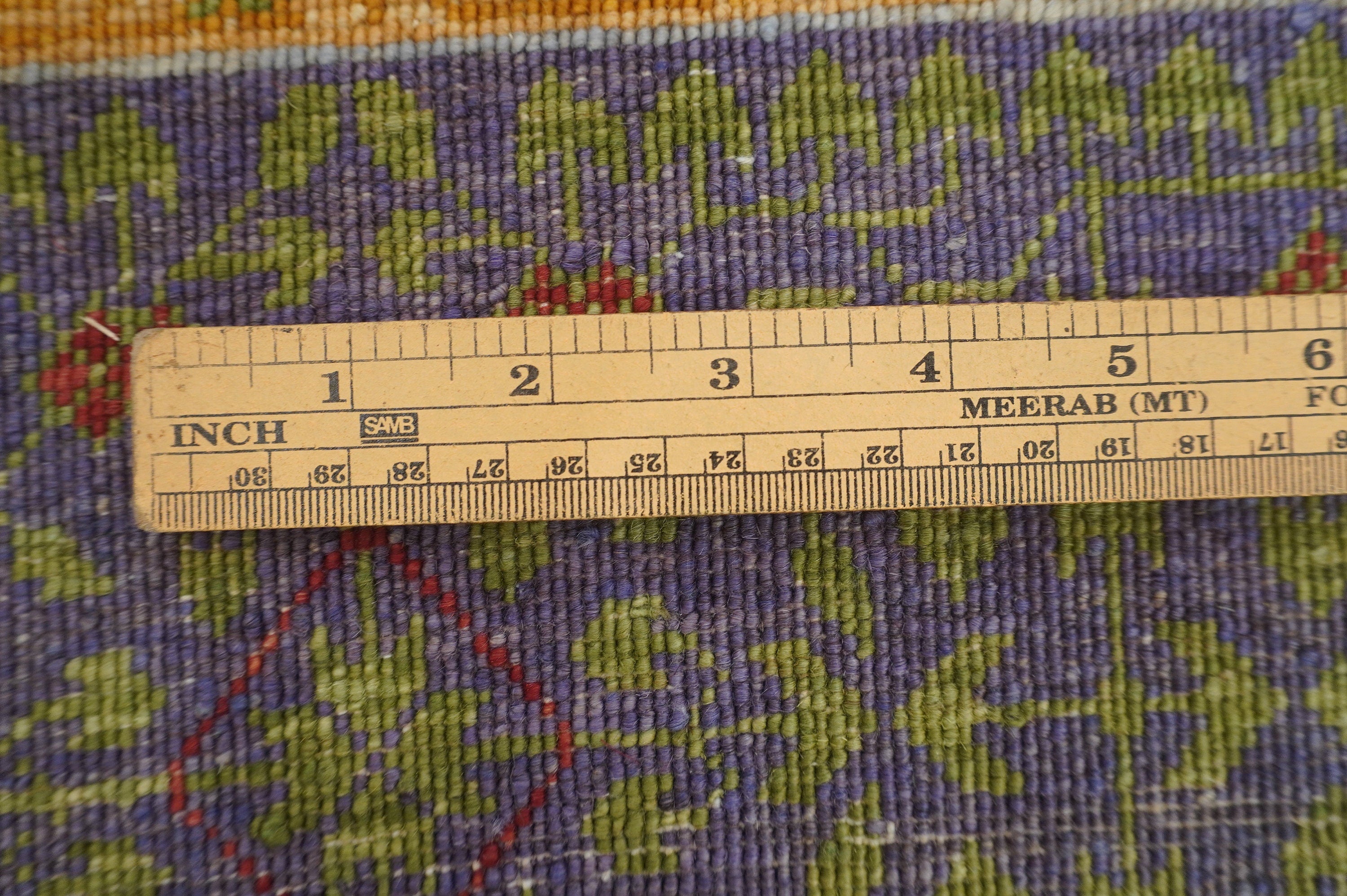 5x7 Turquoise Purple Mamluk Hand knotted Turkish Rug - Yildiz Rugs